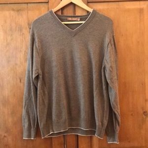 Merino Wool V-Neck Sweater
